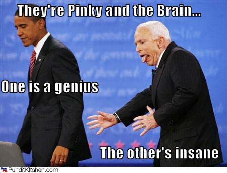 funny brain. Pinky and the Brain!